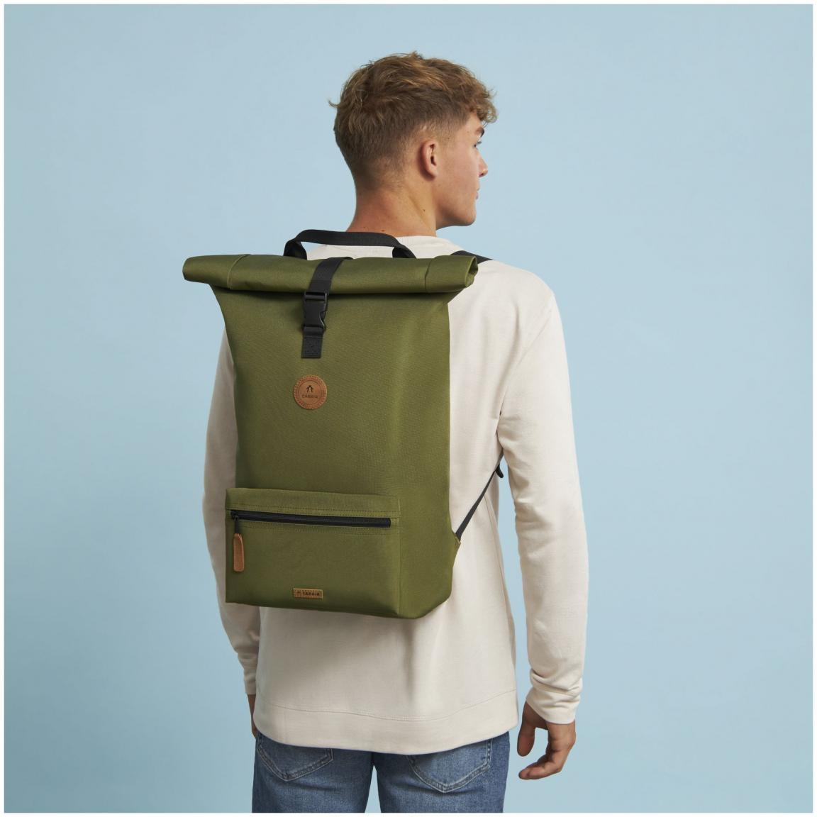 Sportrucksack olivgrün Cabaia Starter Agadir Kaki Rolltop