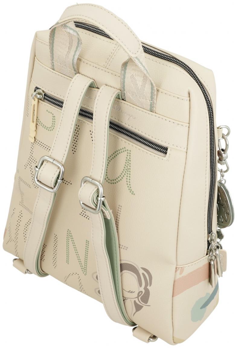 Stadtrucksack Nietendekot beige Dotwork Anekke Alma Original