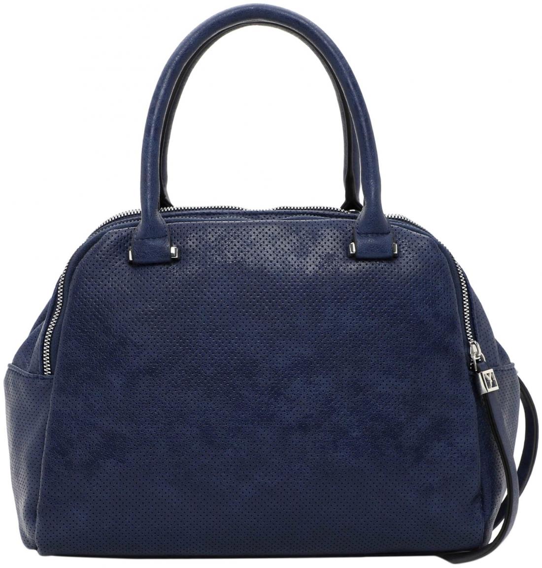 Suri Frey Kurzgrifftasche Navy perforiert marineblau Suzy