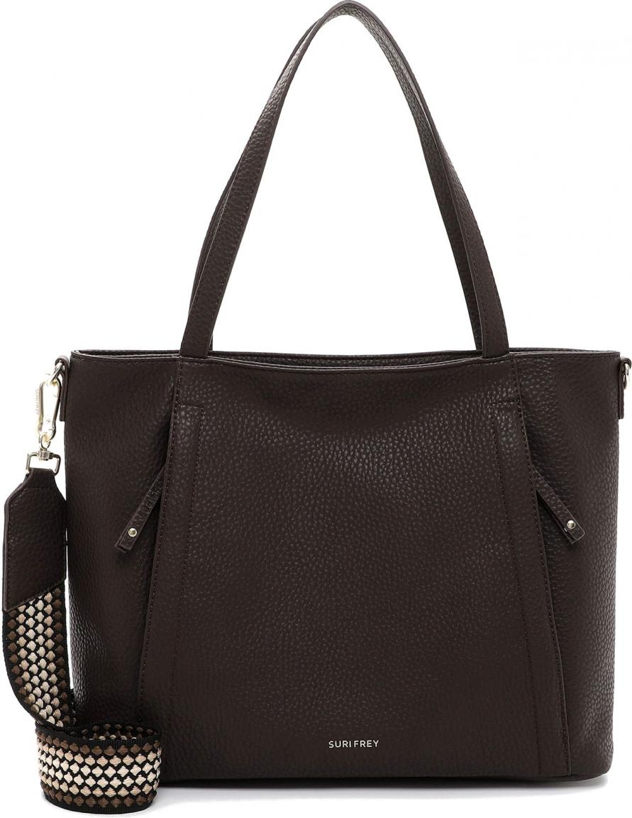 Suri Frey Schultertasche Cory Shopper Brown vegan