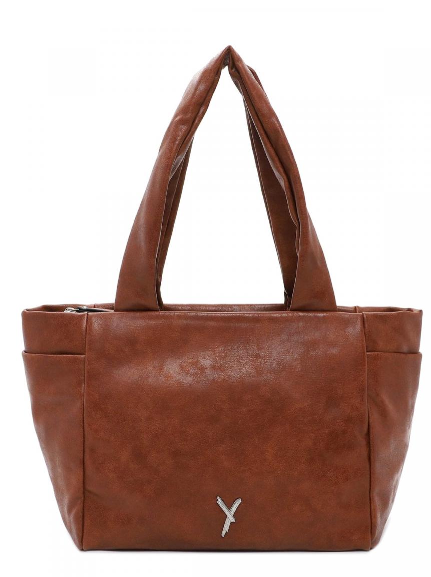 Suri Frey Shoulderbag mit Seitentasche Gracey Cognac