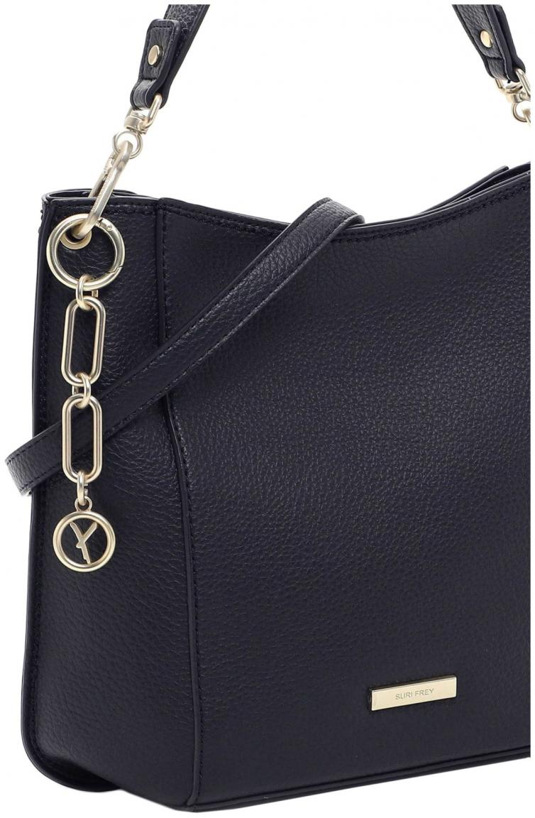 Suri Frey marineblaue Schultertasche Ginny Navy vegan