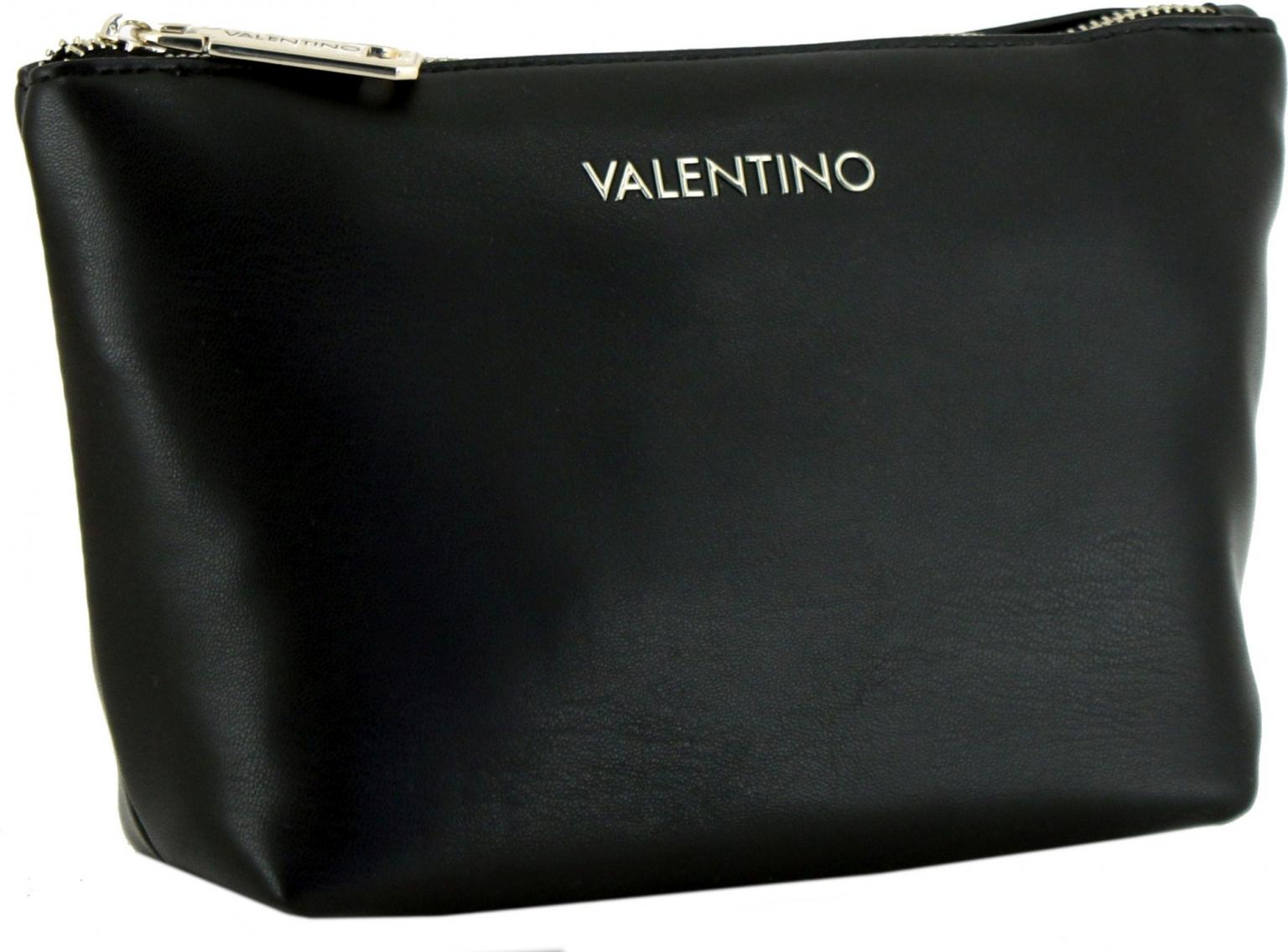 Toilettetasche Valentino Charmonix RE nachhaltig schwarz