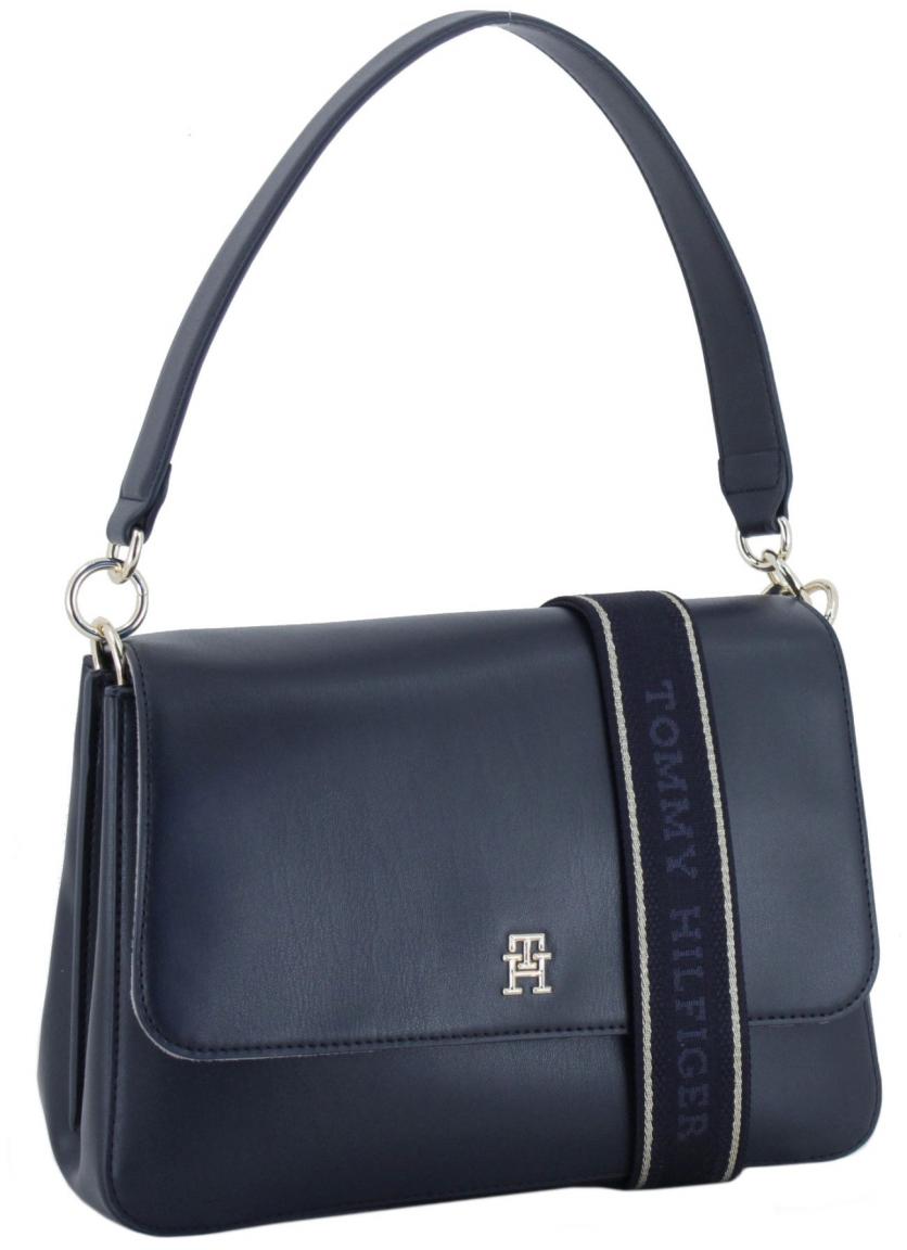 Tommy Hilfiger Handtasche Überschlag TH Joy Shoulder Bag blau