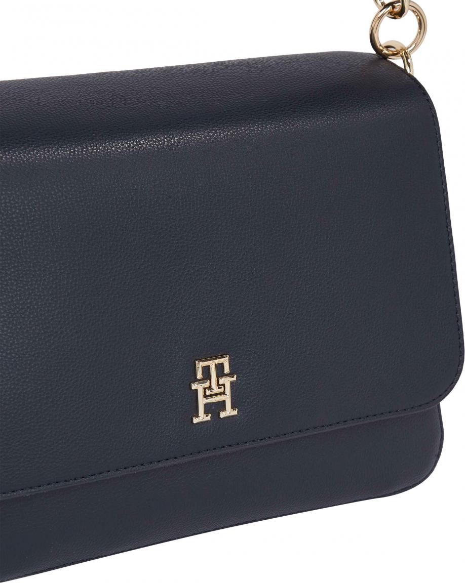 Tommy Hilfiger Handtasche Überschlag TH Joy Shoulder Bag blau