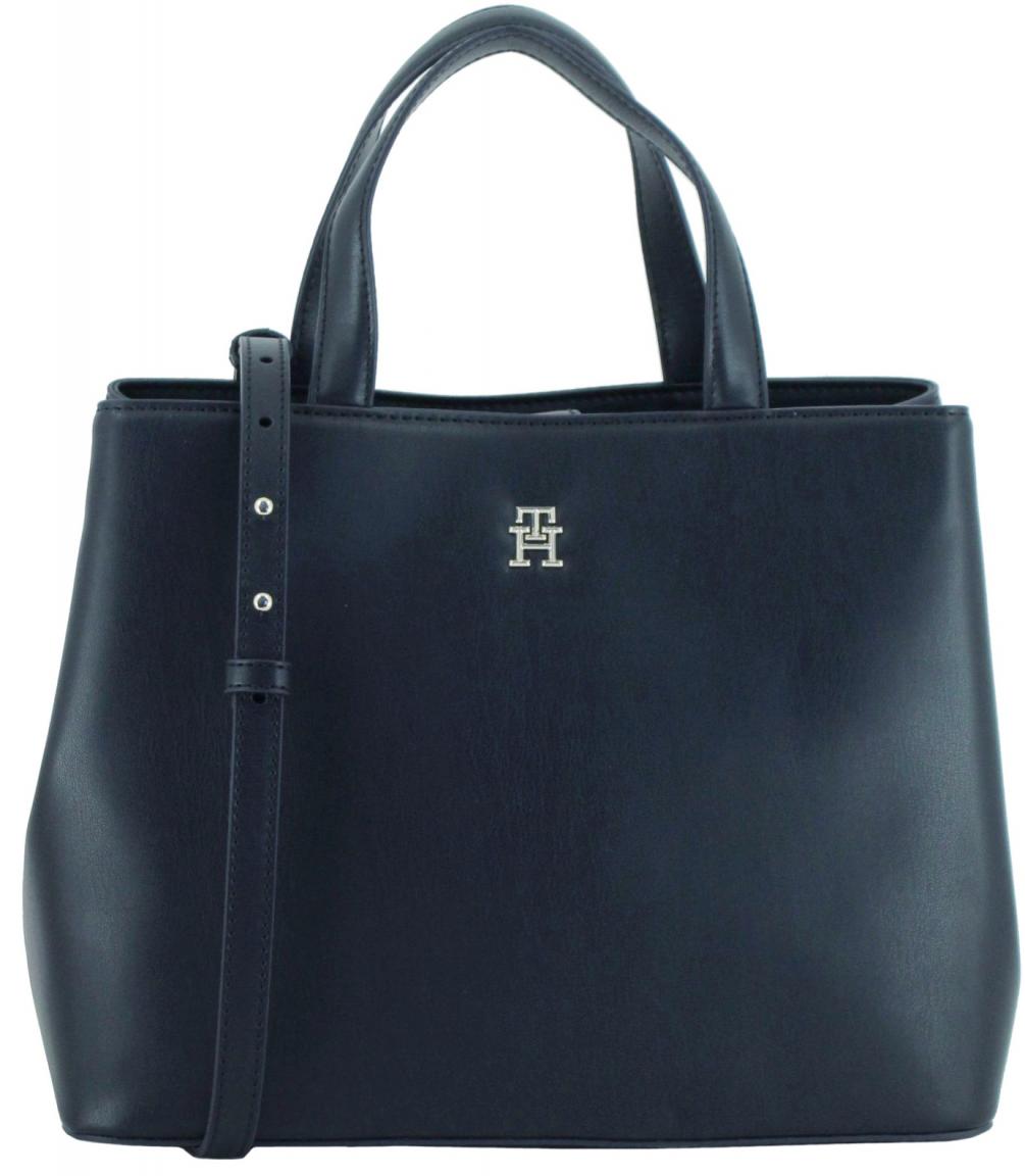 Tommy Hilfiger Henkeltasche Damen Spring Chic Satchel blau