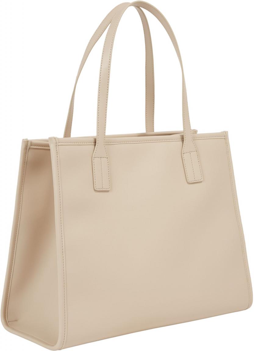 Tommy Hilfiger Henkeltasche TH City Tote White Clay