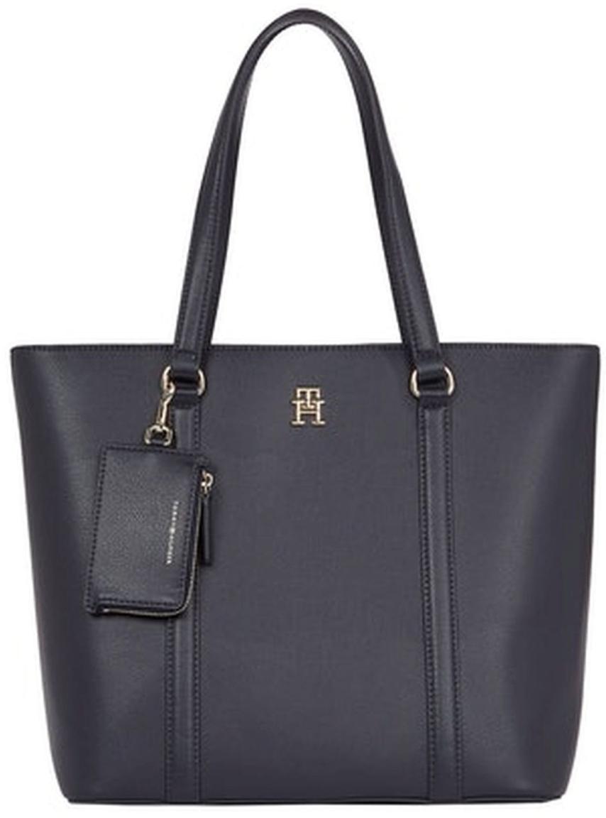 Tommy Hilfiger Henkeltasche kleines Etui Blau Space Blue Tommy Life Soft Tote