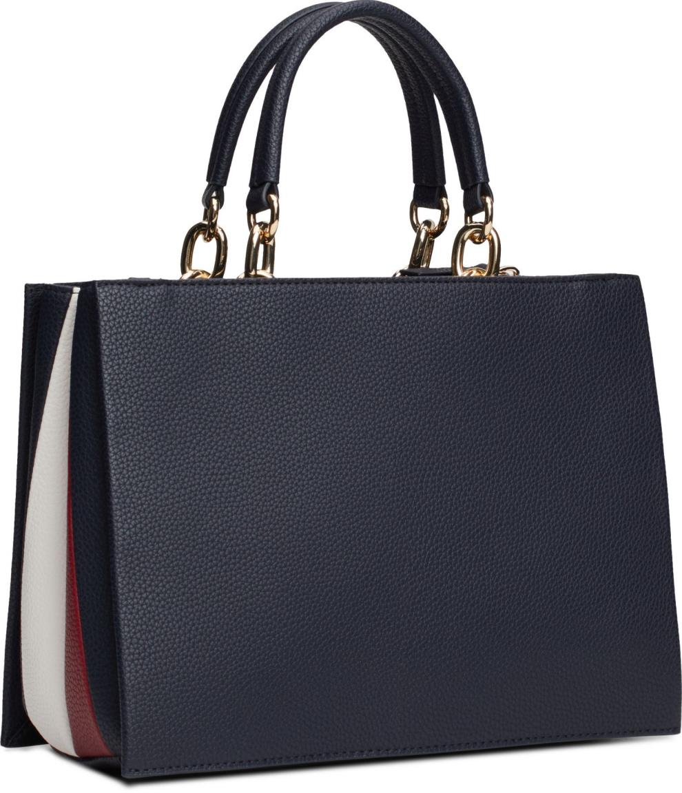 Tommy Hilfiger Her Mini Tote Kurzgrifftasche Crossover Space Blue