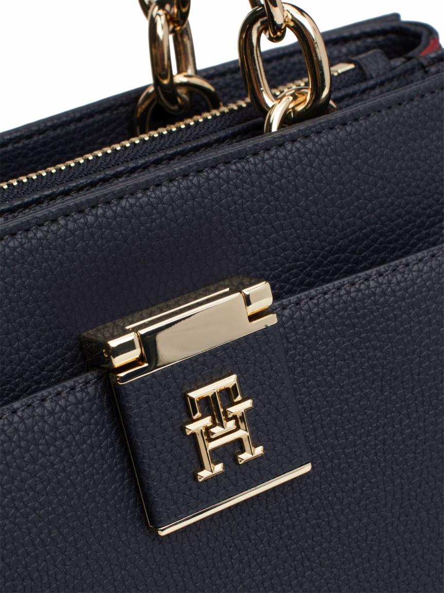 Tommy Hilfiger Her Mini Tote Kurzgrifftasche Crossover Space Blue