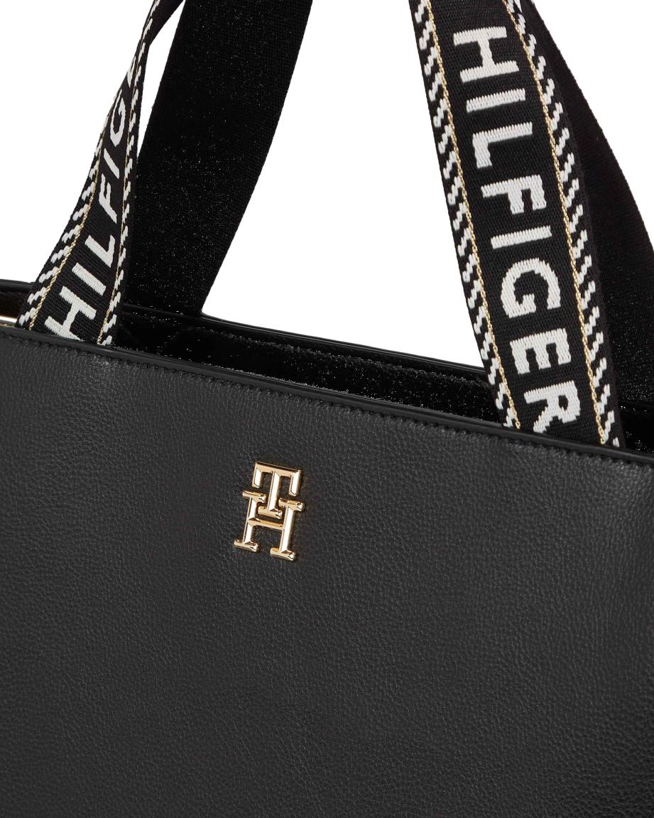 Tommy Hilfiger Kurzgrifftasche Schwarz Life Tote