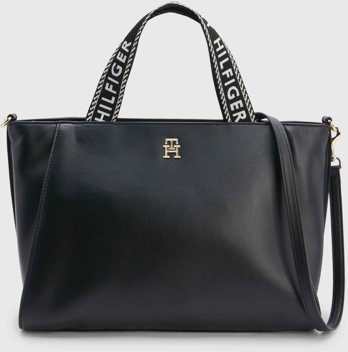 Tommy Hilfiger Kurzgrifftasche Schwarz Life Tote