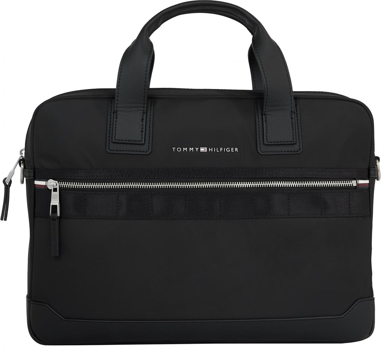 Tommy Hilfiger Laptoptasche TH Elevated Nylon Computer Bag schwarz