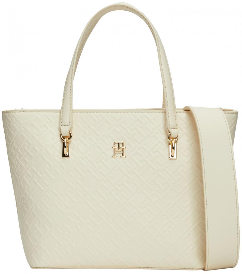 Tommy Hilfiger beige Henkeltasche Monoprägung Refined Mini