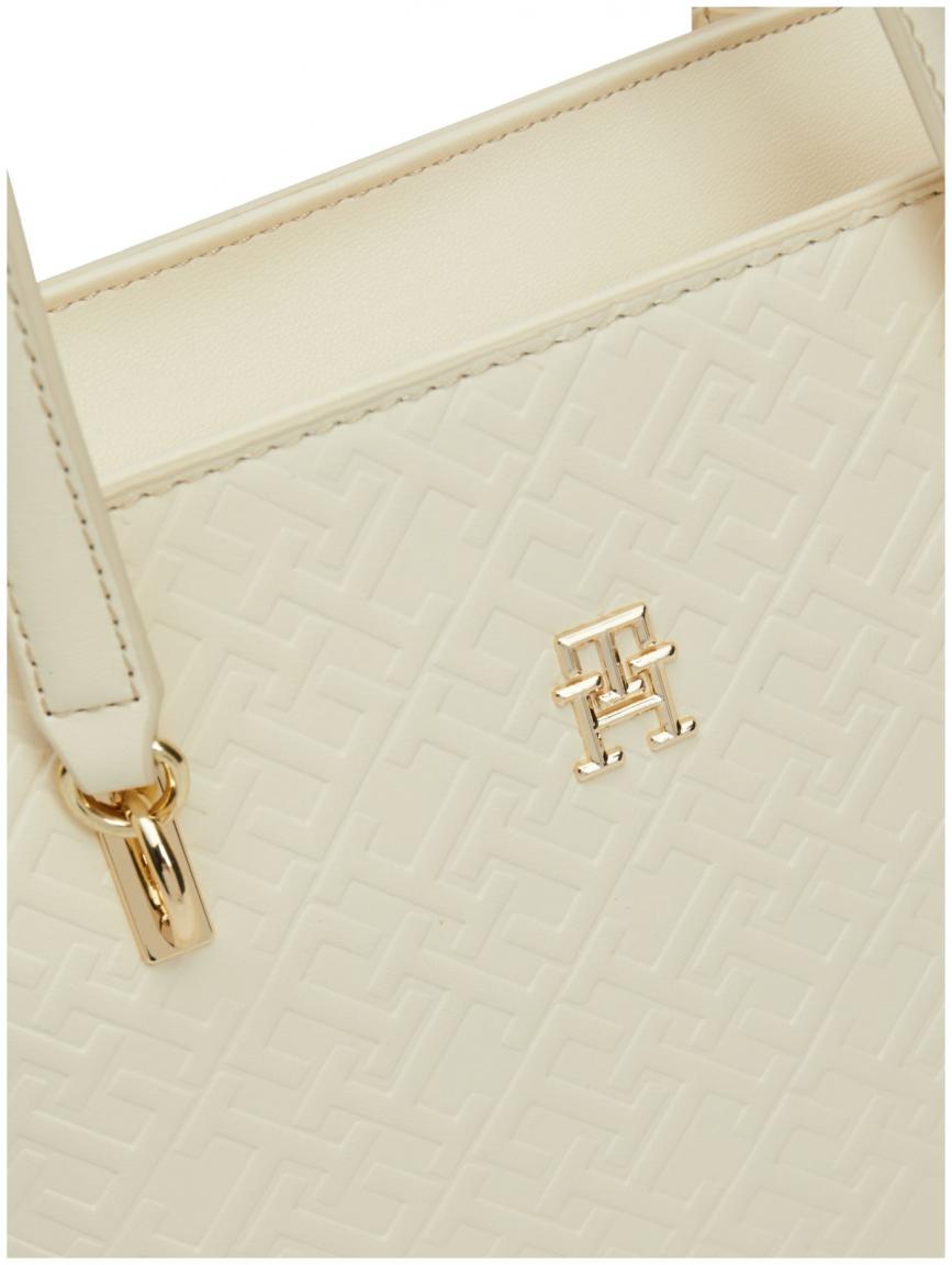 Tommy Hilfiger beige Henkeltasche Monoprägung Refined Mini