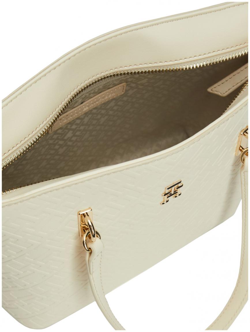 Tommy Hilfiger beige Henkeltasche Monoprägung Refined Mini