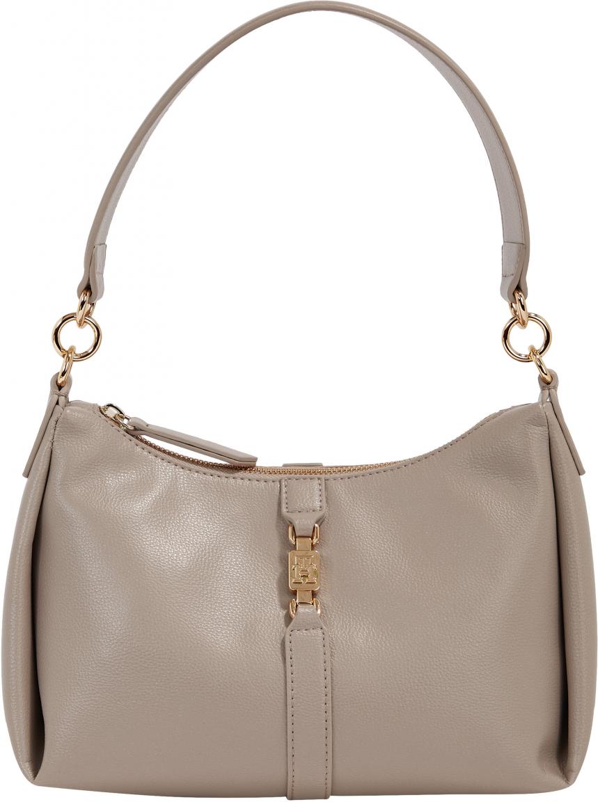 Tommy Hilfiger kleine Schultertasche TH Feminine Taupe