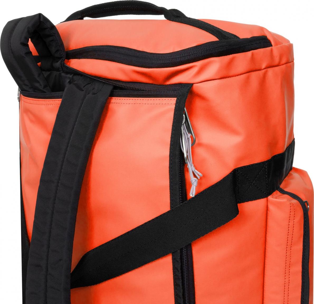 Trainingstasche mit Rucksackfunktion Eastpak DufflR S Tarp Tast Orange