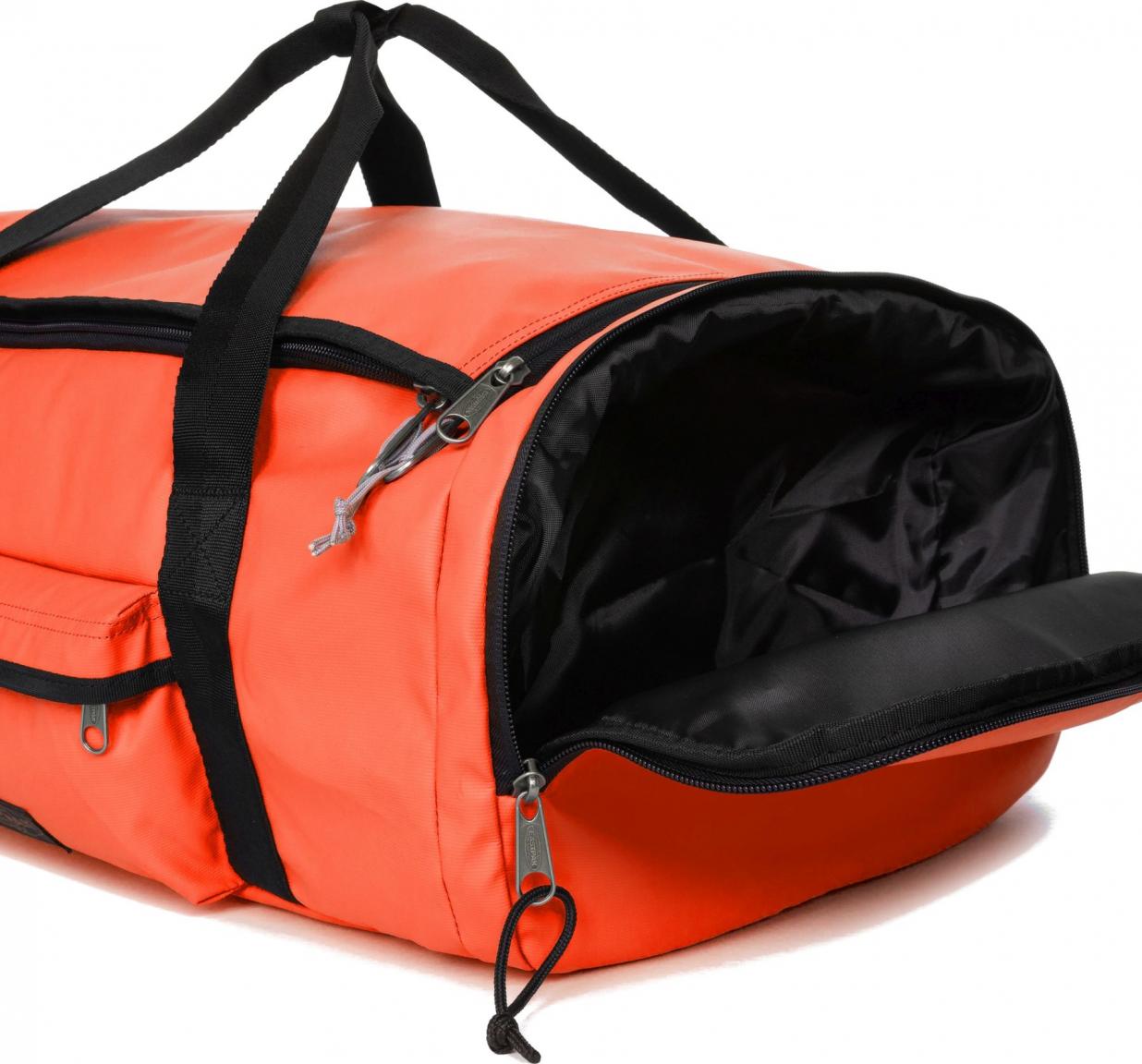 Trainingstasche mit Rucksackfunktion Eastpak DufflR S Tarp Tast Orange