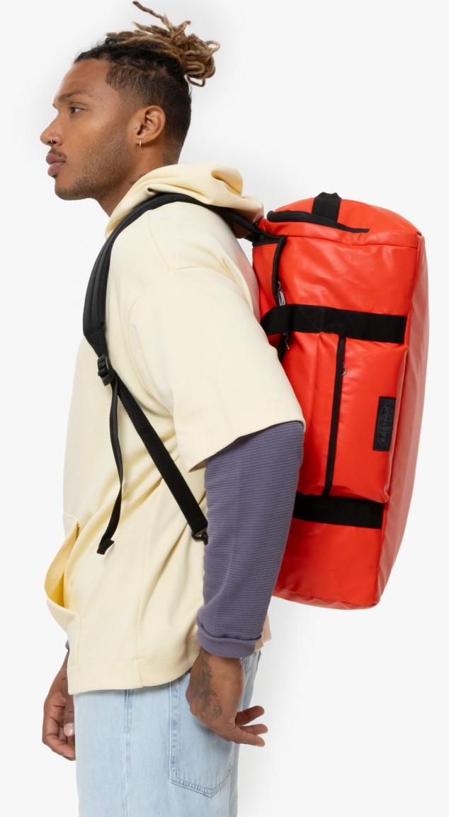 Trainingstasche mit Rucksackfunktion Eastpak DufflR S Tarp Tast Orange