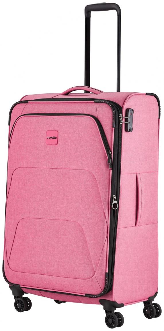 Travelite 4w Trolley L 78cm Adria Rosa Flugkoffer Weichgepäck