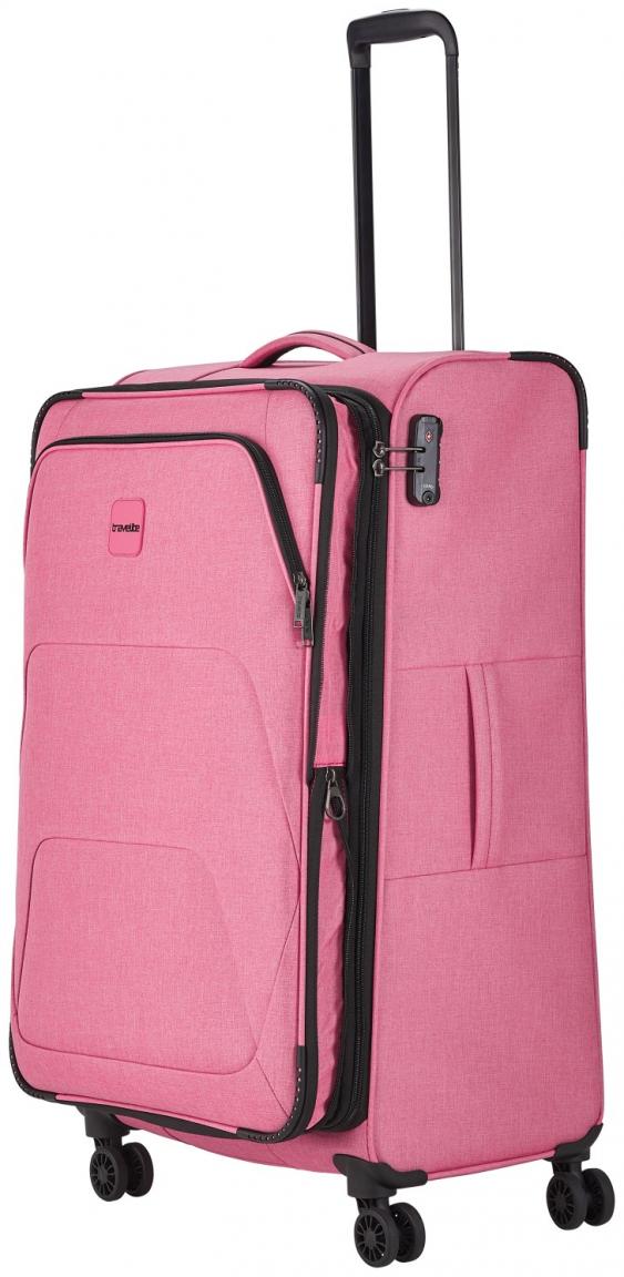 Travelite 4w Trolley L 78cm Adria Rosa Flugkoffer Weichgepäck