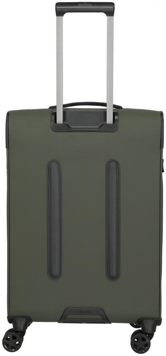 Travelite Briize 4w Trolley M 67cm Reisekoffer Khaki olivgrün