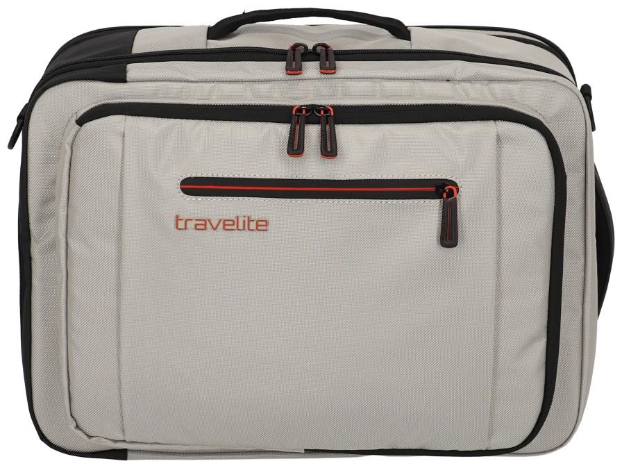 Travelite Businessrucksack Laptopfach Crosslite hellbeige natural