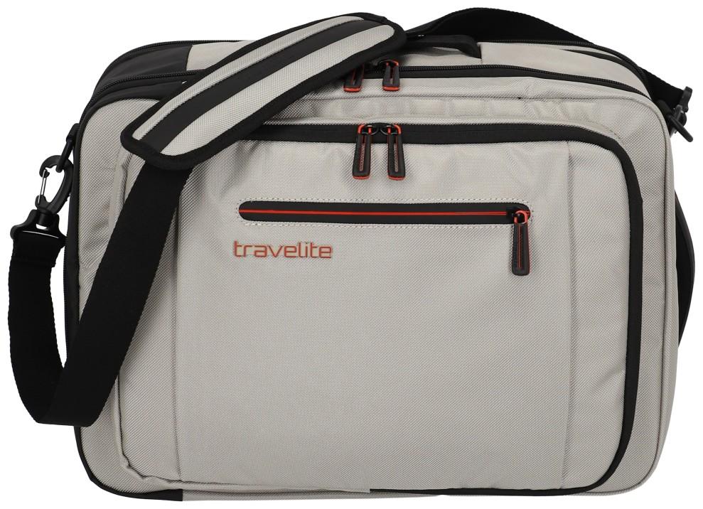 Travelite Businessrucksack Laptopfach Crosslite hellbeige natural