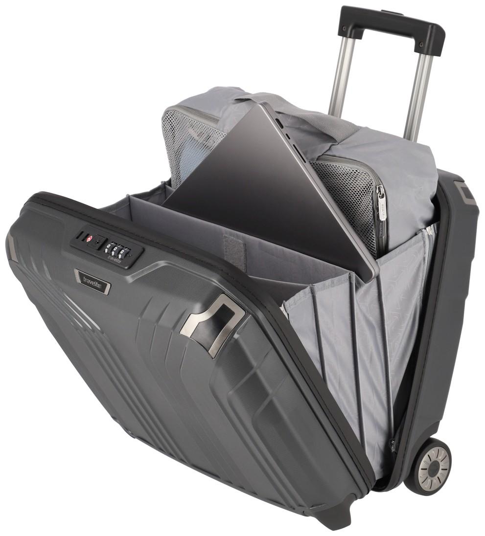 Travelite Businesswheeler Elvaa schwarz Laptopfach 