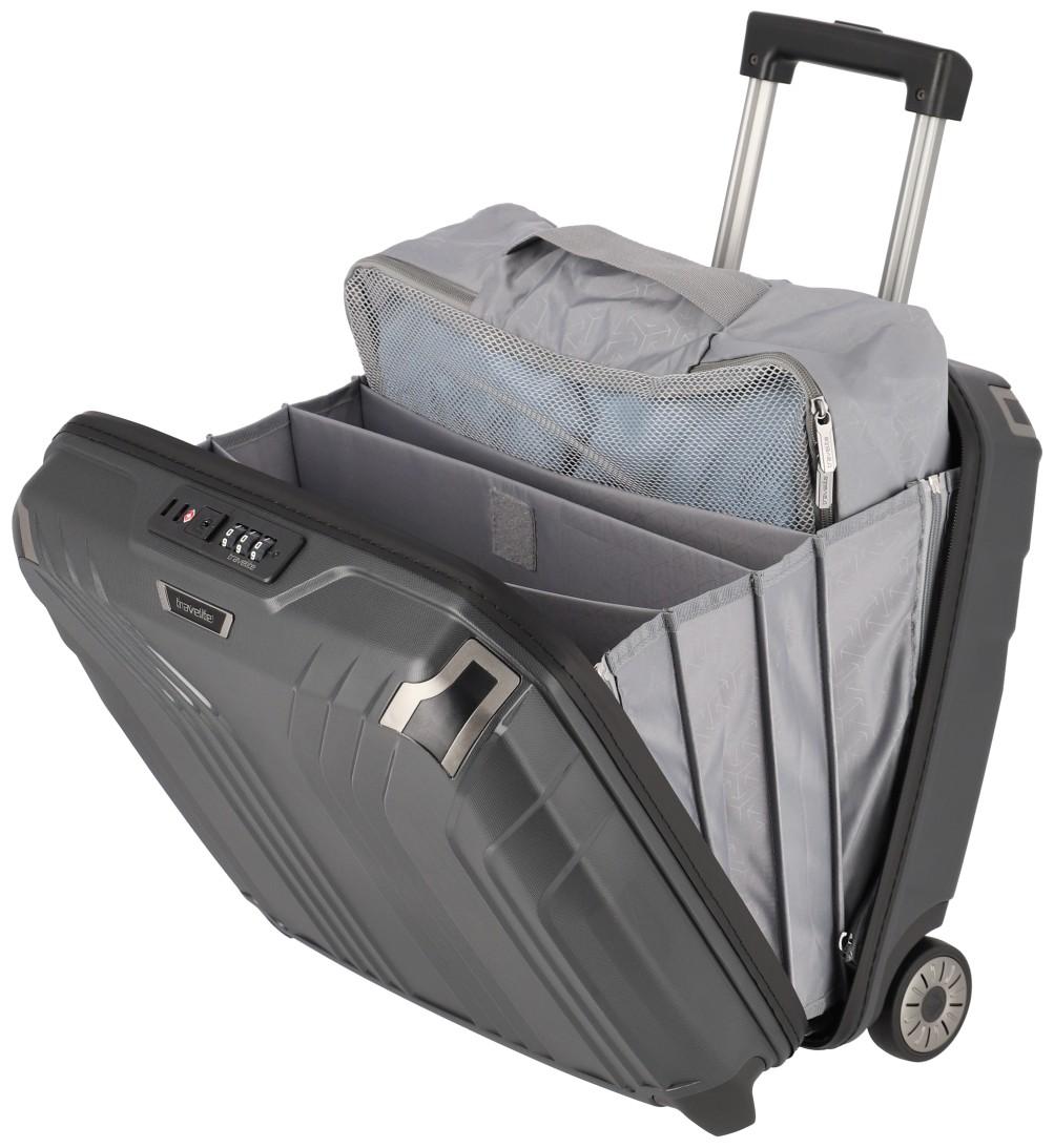 Travelite Businesswheeler Elvaa schwarz Laptopfach 