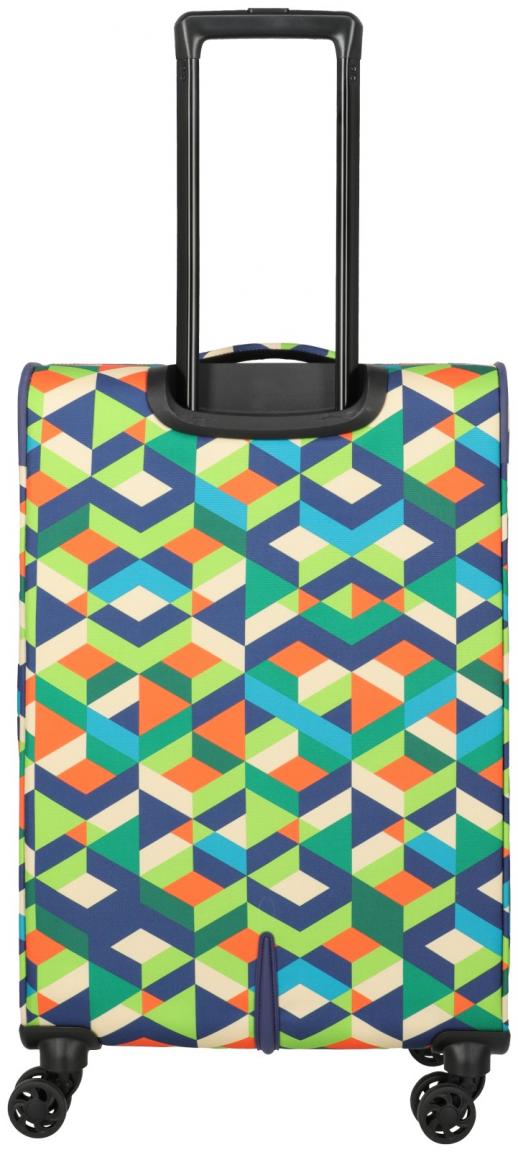 Travelite Campus Reisekoffer 4w Trolley M 65cm erweiterbar Multi Color