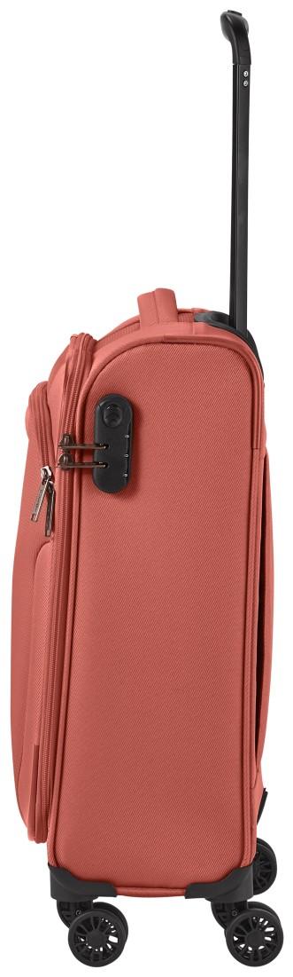 Travelite Croatia Koralle Handgepäckstrolley S 55cm orangerot Weichgepäck