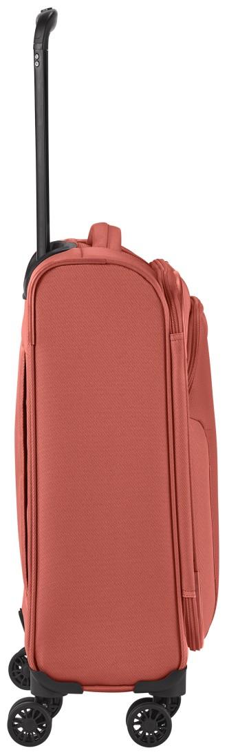 Travelite Croatia Koralle Handgepäckstrolley S 55cm orangerot Weichgepäck