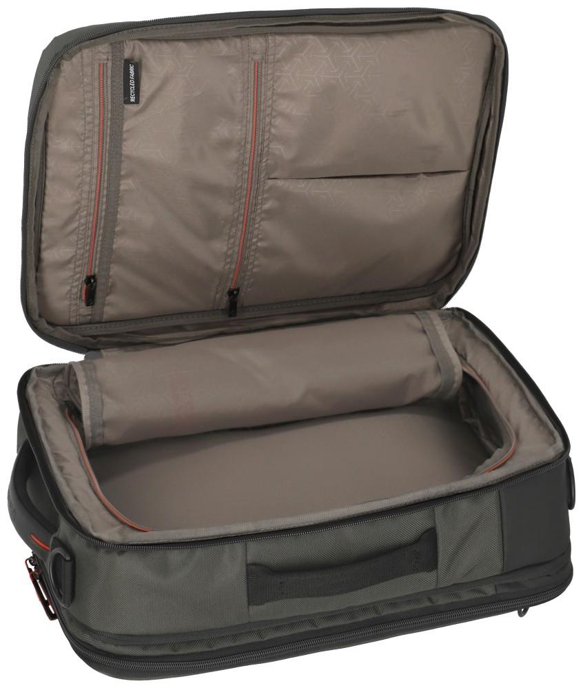 Travelite Crosslite Bordtasche Rucksack olivgrün Laptopfach