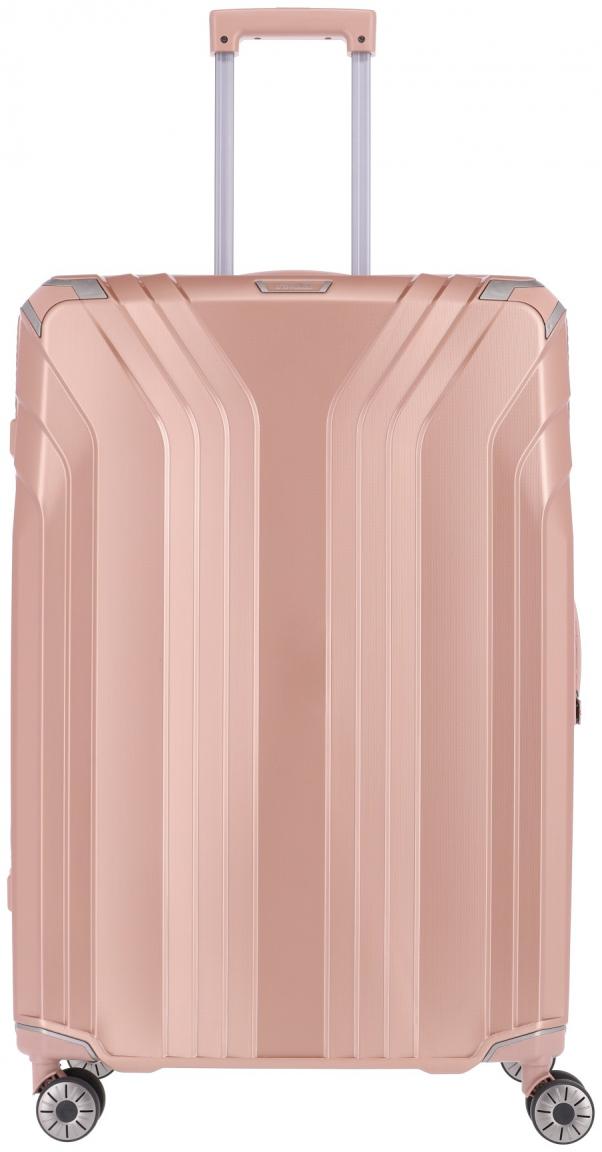 Travelite Elvaa 4w Trolley L 77cm Rosegold Reisekoffer Hartschale