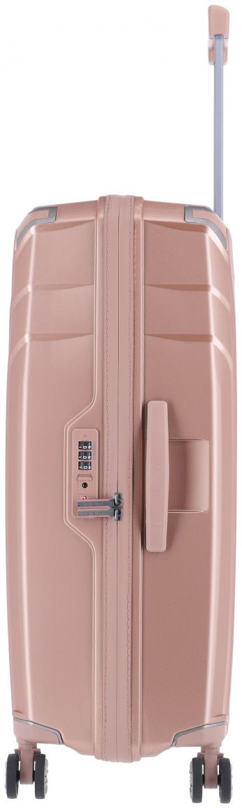 Travelite Elvaa 4w Trolley L 77cm Rosegold Reisekoffer Hartschale