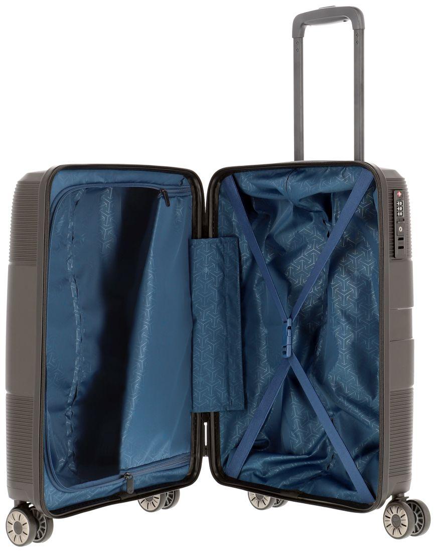 Travelite Handgepäckkoffer Waal 4w Trolley S 55cm schwarz