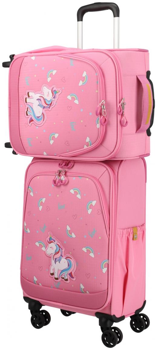 Travelite Minimover 2w Kindertrolley Pink Einhorn