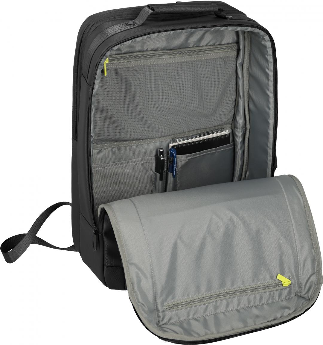 Travelite Workfloow Rucksack L schwarz Laptopfach