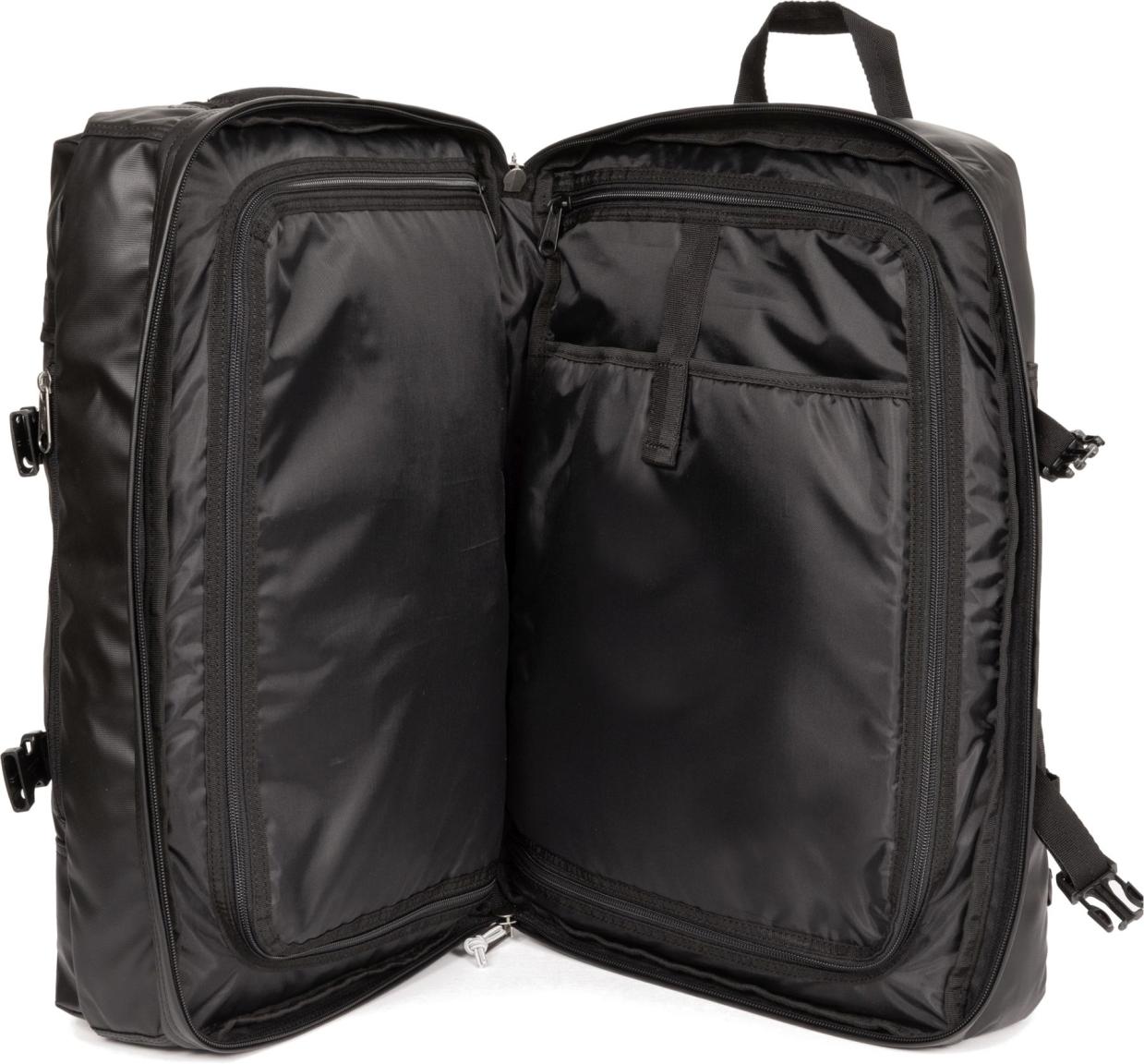 Travelpack Tarp Black Eastpak Reisetasche mit Rucksackfunktion Beschichtung