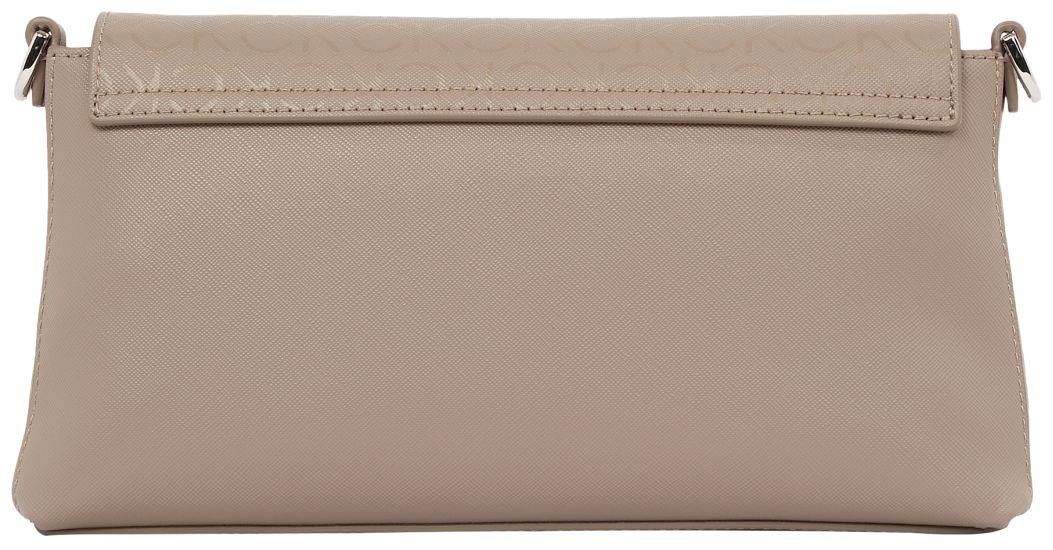 Überschlagtasche Calvin Klein Cinder Taupe Mono 