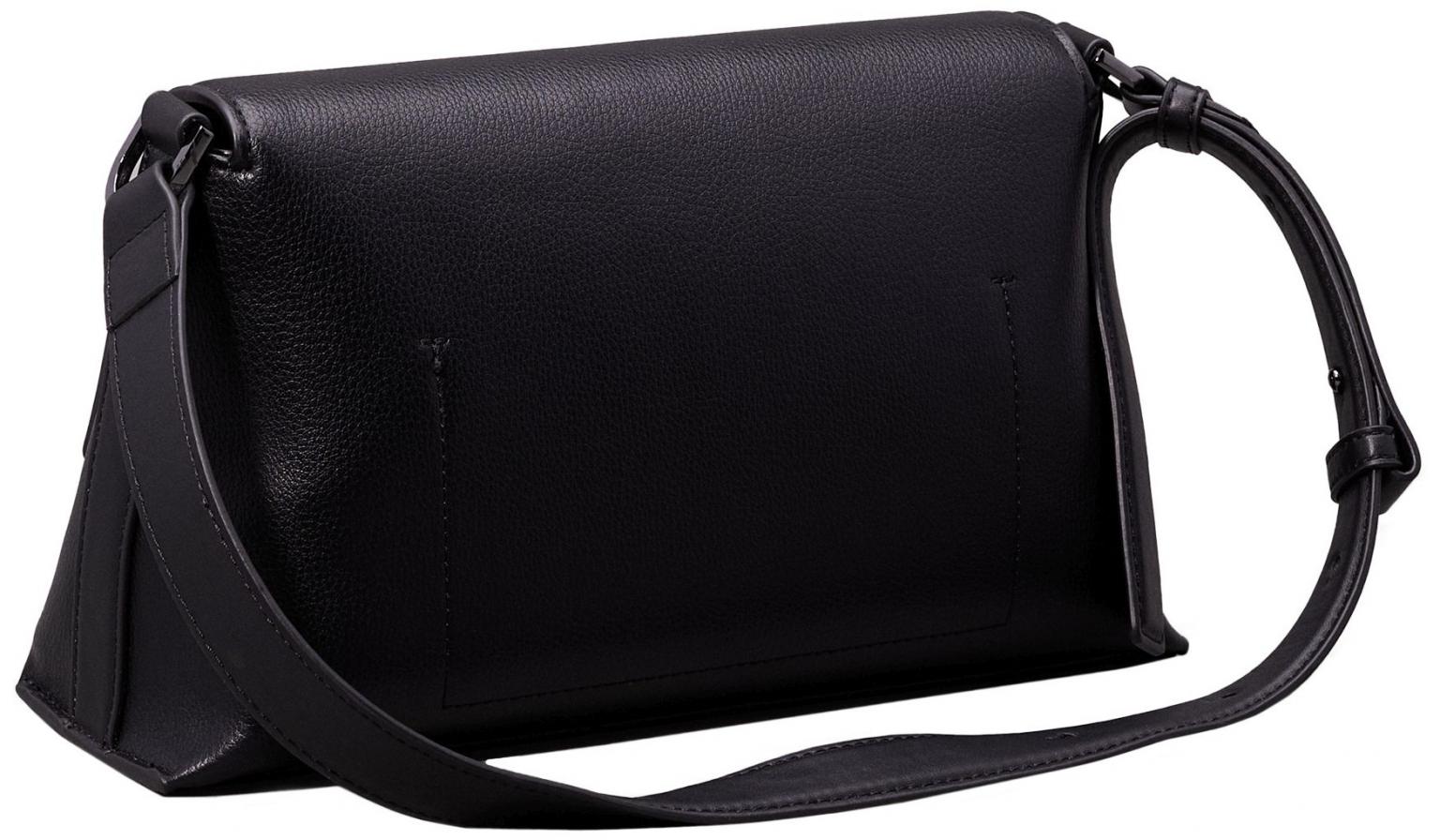 Überschlagtasche Calvin Klein schwarz Daily Shoulder Pebble