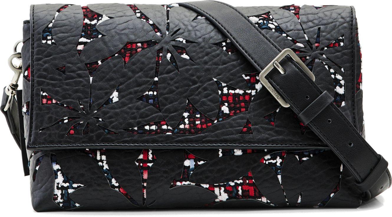 Überschlagtasche Desigual Onyx Venecia 2.0 Negro Boucle