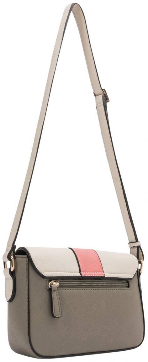 Überschlagtasche Olina feminin Tricolor L.Credi beige