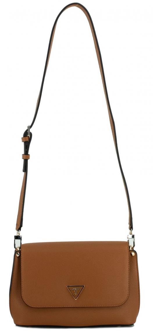 Überschlagtasche schwarz Ziernieten Guess Meridian Flap Crossbody