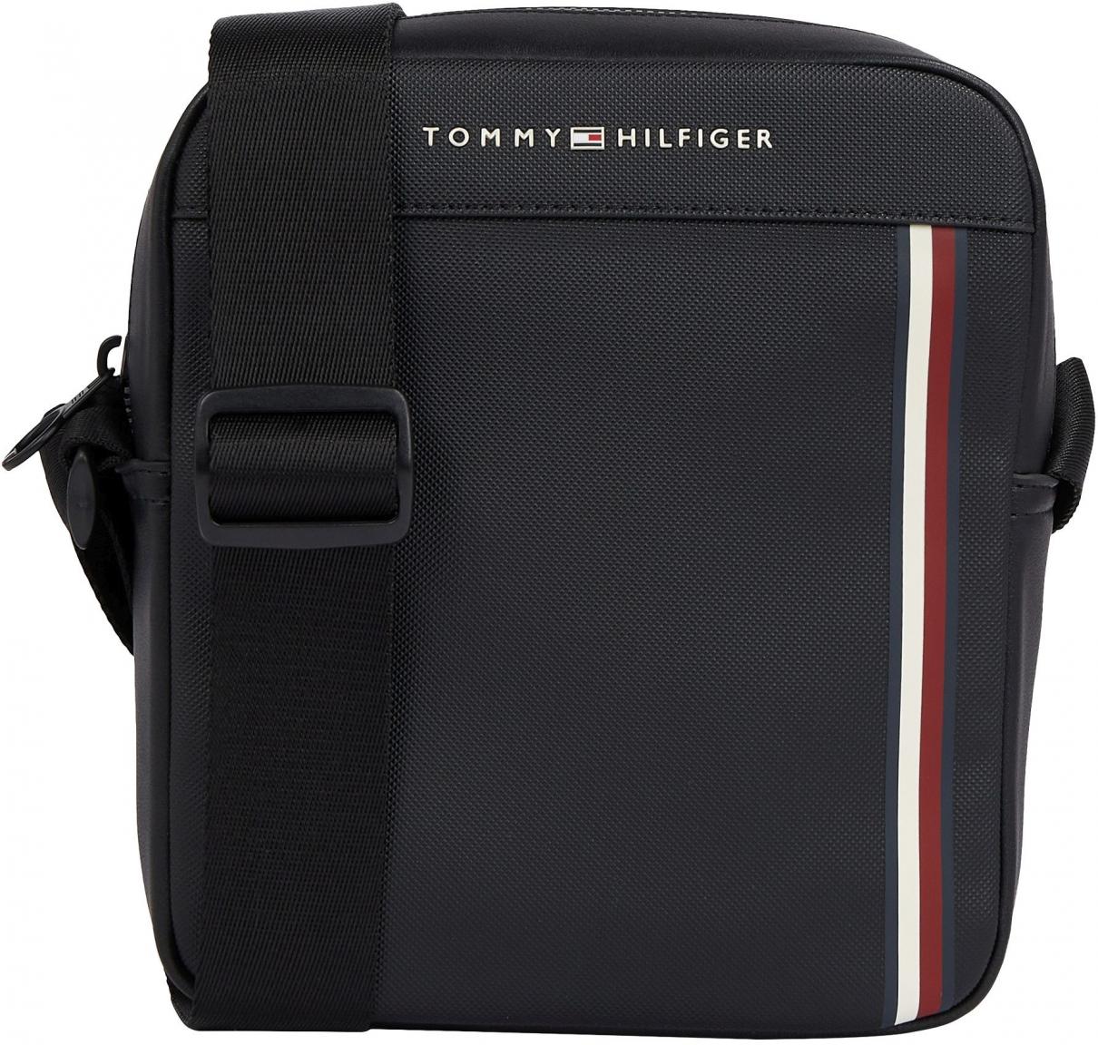 Umhängetasche Black Pique Mini Reporter Tommy Hilfiger