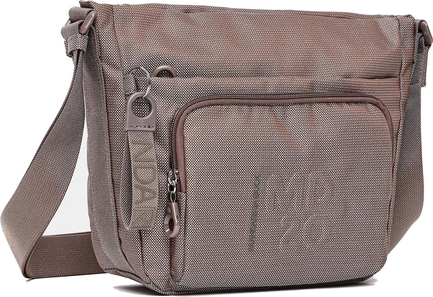 Umhängetasche MD20 Crossover Taupe Mandarina Duck Leichtgewicht