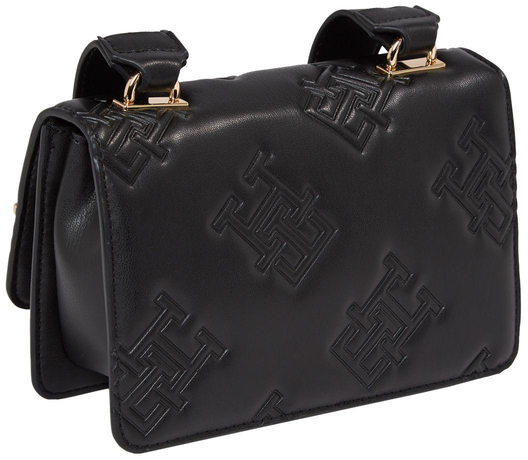 Umhängetasche Tommy Hilfiger schwarz Prägung Refined