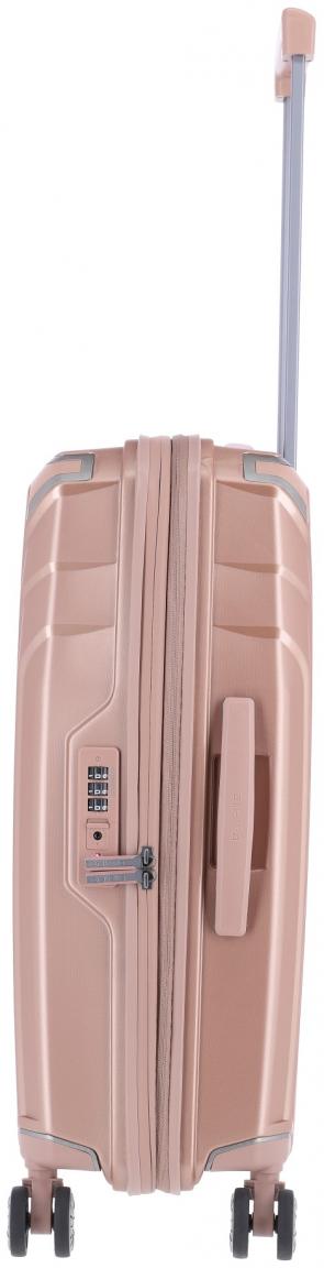 Urlaubskoffer erweiterbar Rosegold Travelite Elvaa 4w Trolley M 66cm